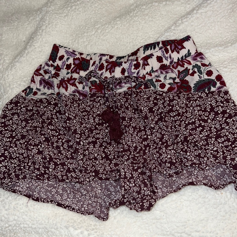 Small floral shorts